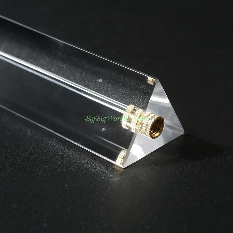 24TE Photo Photography Triangular Prism with 1/4 Inch Thread Professional Optical Glass Create Light Rainbow Effect