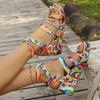 Fashion Fashion Thick Soled Woman Shoes 2025Summer New Round Toe Flat Shoe Simple Versatile Women's Sandals Anti Slip Women Flat Sandals