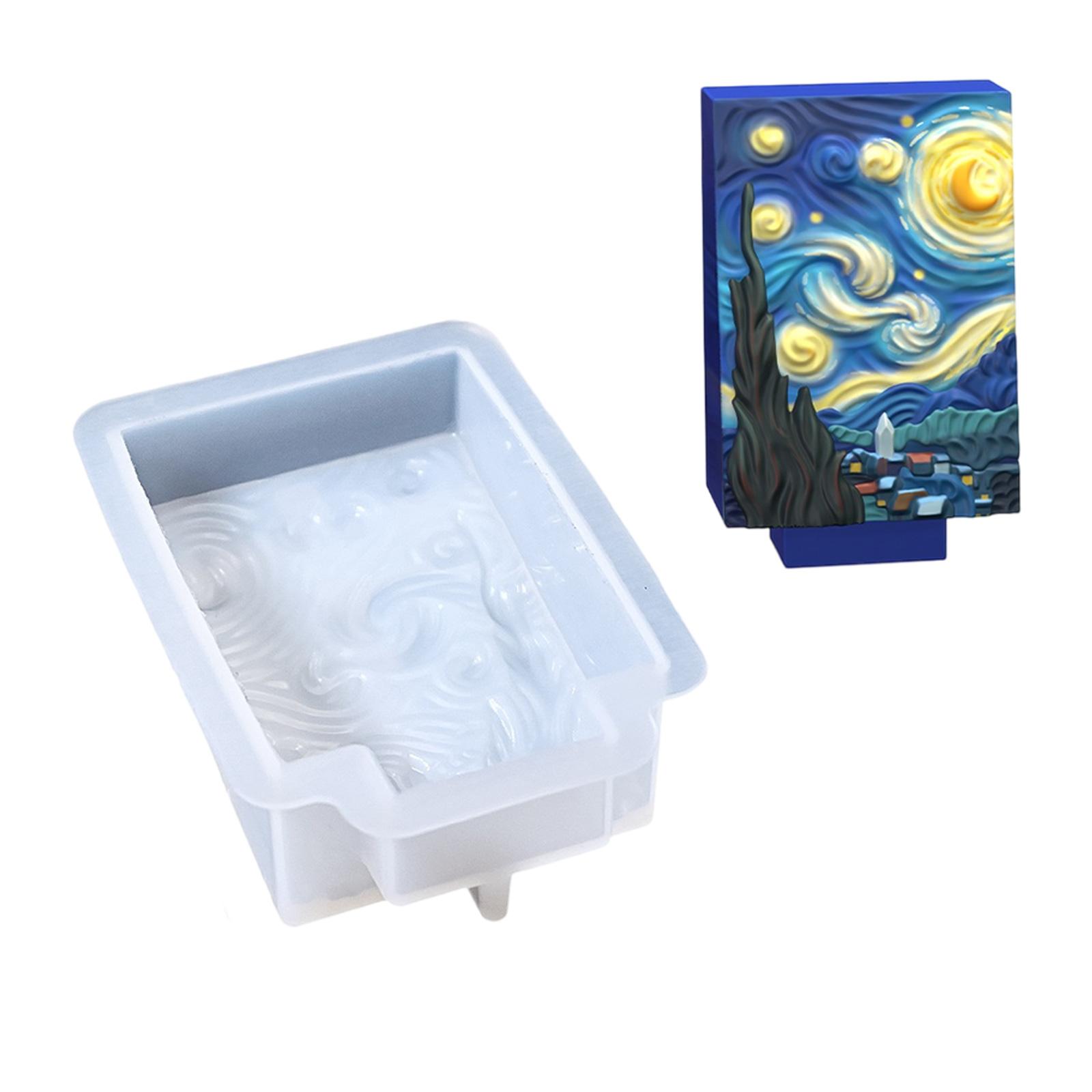 

Heat Resistant Artistic Candle Mold with Stabilized Base and Delicate Design Silicone Texture for Craft Home Decorating 6