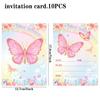 Butterfly Party Tableware Set: Plates, Napkins, Tablecloth for New Year, Spring, and Birthday Celebrations.
