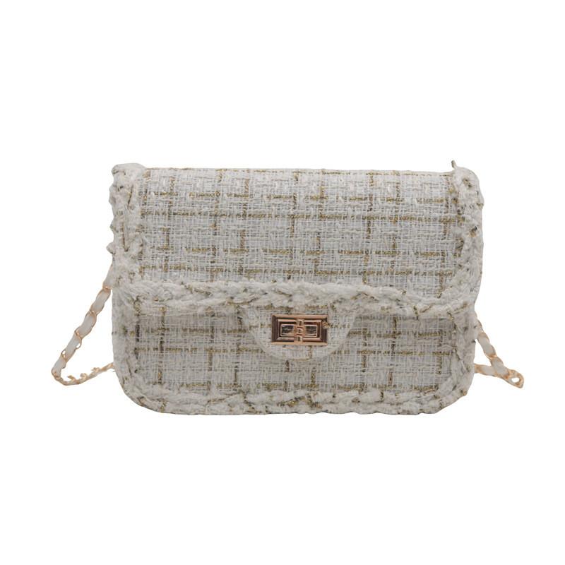 Womens Fashion Small Square Bag With Chain Strap For Daily Use