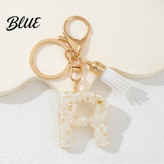 Key Holder For Backpack Keychain Pendant Letter A-Z Charm with Tassel
