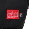 Manhattan Portage MP1605JRBPDTMP Nylon Messenger Bag JR BP TMP Black W/DIV