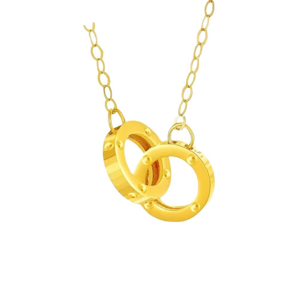 Gold-Plated Copper Clavicle Necklace for Women - 2025 Light Luxury Holiday Gift