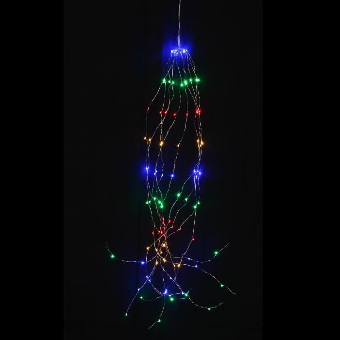 Guirlande Spirale - 2m - 10 LED - Multicouleur - Intérieur - Électrique