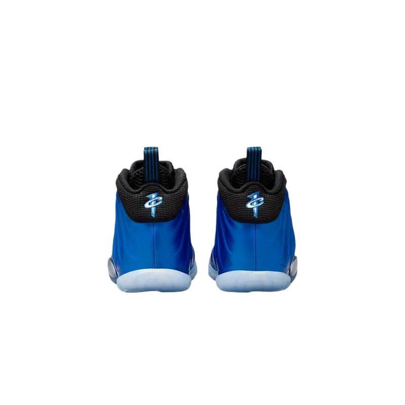Nike Little Posite One Wear-Resistant Low-Top Children's Basketball Shoes Blue Teenagers Sneakers FV5365-400