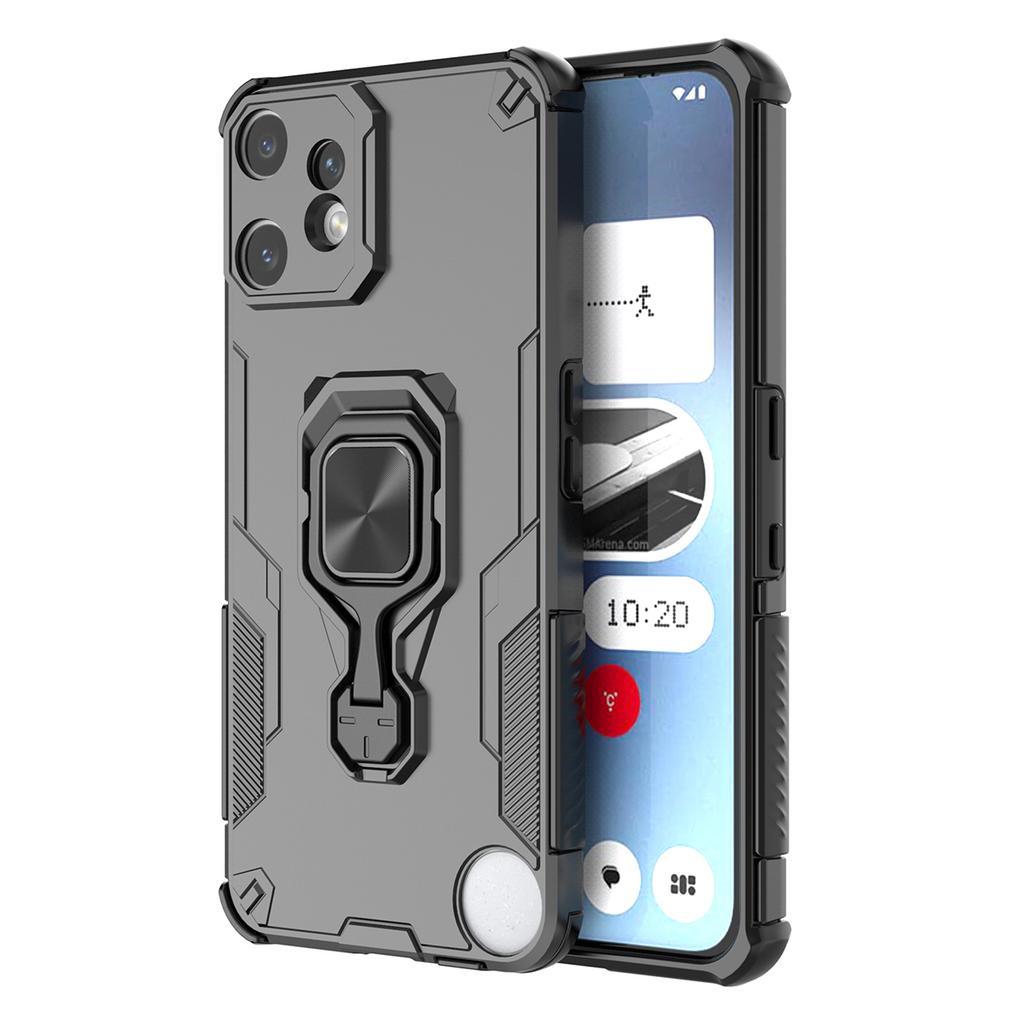 For Nothing CMF Phone 2 Pro Case Rotatable Ring Kickstand PC+TPU Shockproof Phone Cover