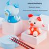 Cartoon Pig Hero Rotary Pencil Sharpener for Students - Cute and Fun Design