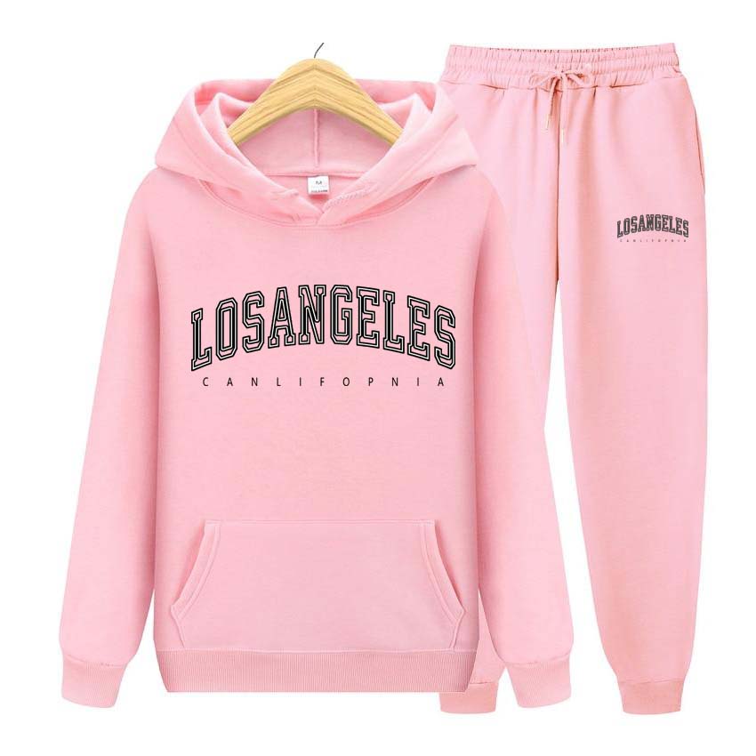 Podzim Zima Mikiny + Kalhoty Dvoudílná sada Potisk Muži Dámské Mikiny Tepláky Jogger Kalhoty tlusté Teplé oblečení Muži