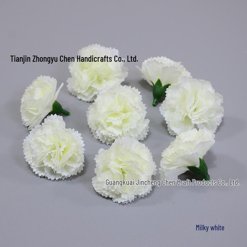 Small 5cm Carnation Flower Wreath Pendant DIY Material Pack - Festival Decoration
