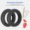 Balck Ulip 8 1/2*2(50/75-6.1) Off-road Solid Tire for Xiaomi Scooters