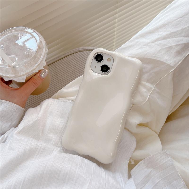 iPhone 11 mobile phone case Apple 11promax all-inclusive Macaron three-dimensional anti-drop mobile phone case ripple mobile phone case