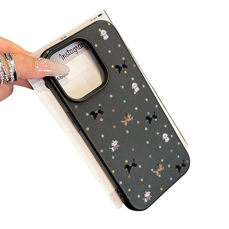 Love Polka Dot Puppy Is Suitable for Apple 11/11promax Cute 11 Mobile Phone Case 11/11 New 11 Protective Case