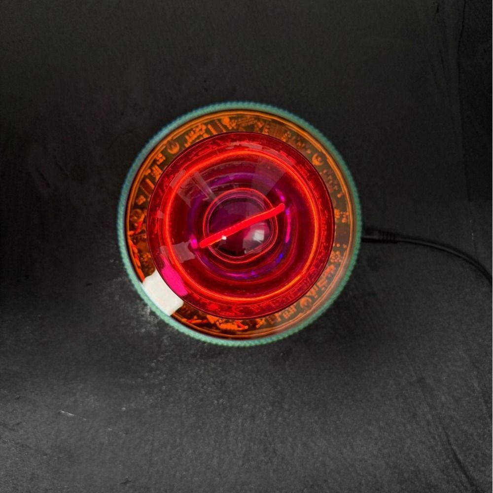 Black Technology Magnetic Levitation Rainbow Light Bulb Glass Material Romantic Atmosphere Maglev Rainbow LED Night Light
