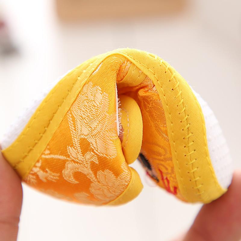 Tiger Head Baby Shoes With Silk Upper For Toddler Learning And Antislip Grip