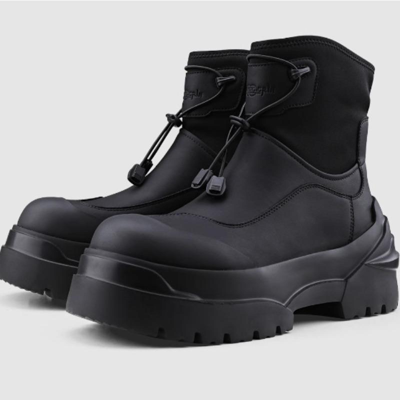 High Quality Couples Platform Ankle Boots Outdoor Non-Slip Wear-Resistant Safety Shoes For Men Comfort Thick Soled Mens Sneakers