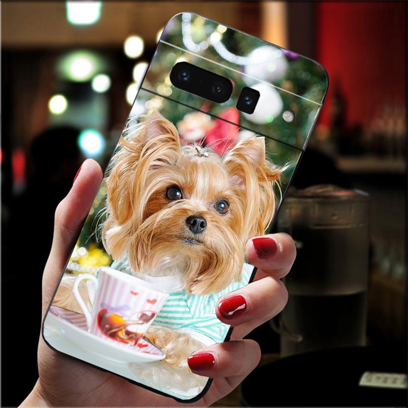 Phone Case For Google Pixel 10 9 Pro XL 9A 8 7 6 Pro Pixel 8A 7A 6A Pixel 8 7 6 5 Yorkshire Terrier Dog Puppy