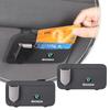 Car Visor Organizer Sunglass Holder Glasses Bag Card Clip Interior For Skoda Octavia Rapid Kodiaq Superb Derivative Karoq Fabia xkzm13