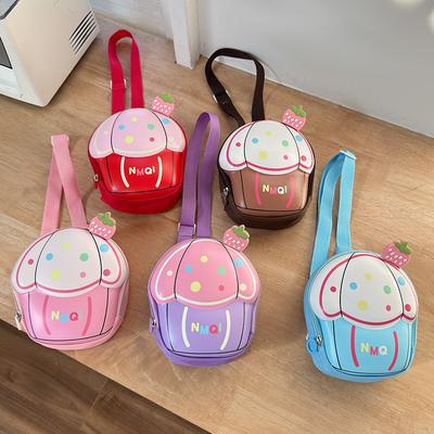 Mochila escolar 2025 bolsa infantil fofa nova bolo mochila casca dura leve mensageiro