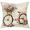 Vintage Floral Cushion Covers Sofa Living Room Square Pillowcase Chair Double-Sided Pillow Covers Modern Home Decortions