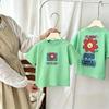 Two-side Print Children's T-shirt 2026 New Summer Clothing Popular Fashion Baby Girls Boys Short Sleeve Tees Tops Kids T Shirts