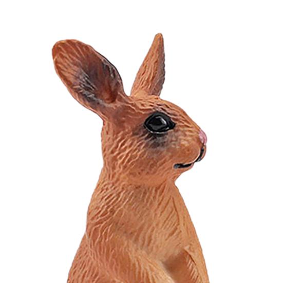 Animal Model Simulated PVC Home Decoration Beaver Anteater Squirrel Monkey White Tail Deer Fox Figurine for Children