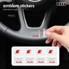 Adesivos Emblema Distintivo 3D para Volante de Carro Estilo de Carro Para Audi A8 A5 A6 C5 C6 C7 A7 A3 A4 B5 B6 B7 B8 B9 D3 Q3 Q5 Q7 TT