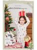 An Dan Christmas Edition Children's Cotton Long-Sleeve Autumn Pajamas Set for Women