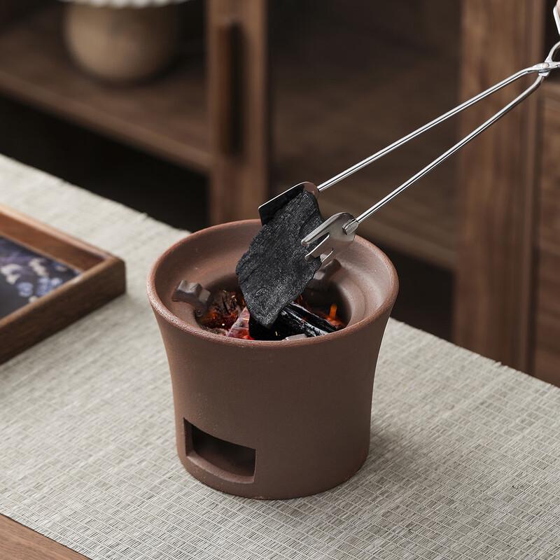 Vintage Clay Tea Brewing Charcoal Stove