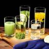 7 Sizes of High End Luxury Household Glass Cups Transparent Drinking Cups Round Tea Cups Beer Mugs and Bar Cups To Choose From