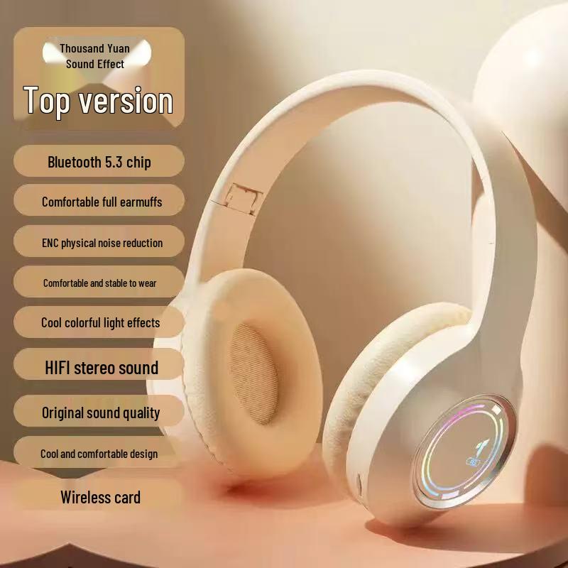 M3 Bluetooth Over-Ear Kabelloses Gaming-Headset mit starkem Bass