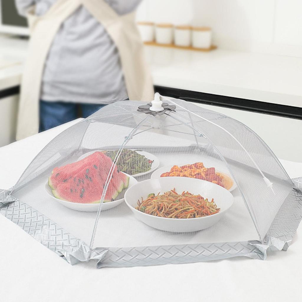 Mesh Food Covers for Outdoors Large Pop Up Mesh Food Tent Umbrella Food Covers for Outside Picnic Party BBQ Supplies