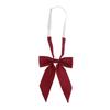 Women Girls Pre-tied Adjustable Bow Tie, Solid Ribbon Long Tail Bowknot for JK Uniform Lolita Shirt School Cosplay Party