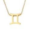 14K Gold-Plated Zodiac Pendant Necklace - Hot Selling Stainless Steel Women's Necklace
