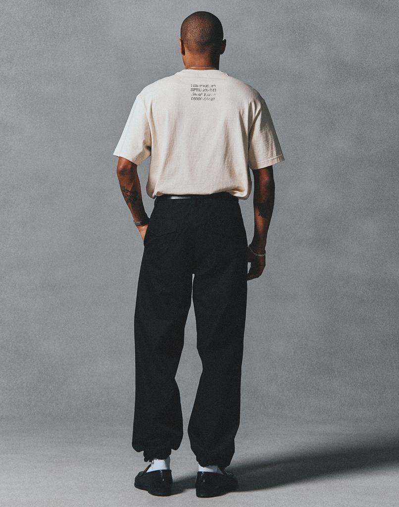 Hejiseu [His] Black Military Pants