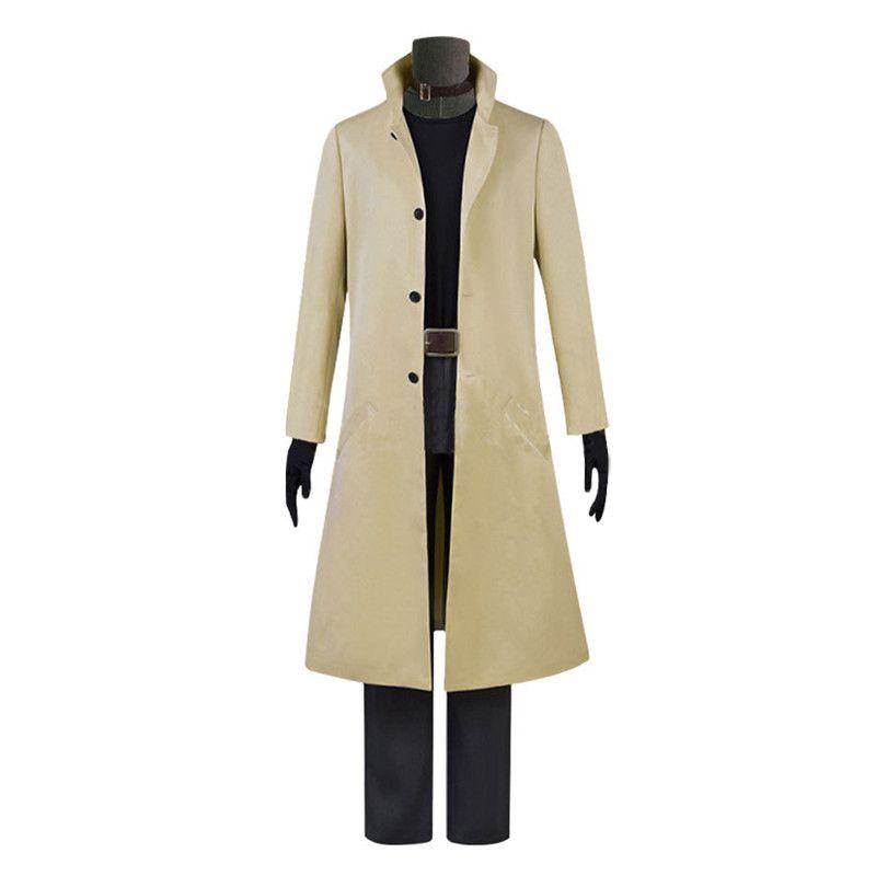 

Brand Animal New Cosplay Costume Ogami Shirou Full Suit Mens Daily Wig Uniform Costume Set(No Wig),M