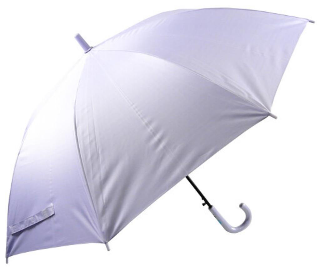 Basic Standard Umbrella for Sun and Jump UV Protection Special Interior Light Heat Thick Center Wind Fiberglass Solid Purple Kids, 58cm, Rain,