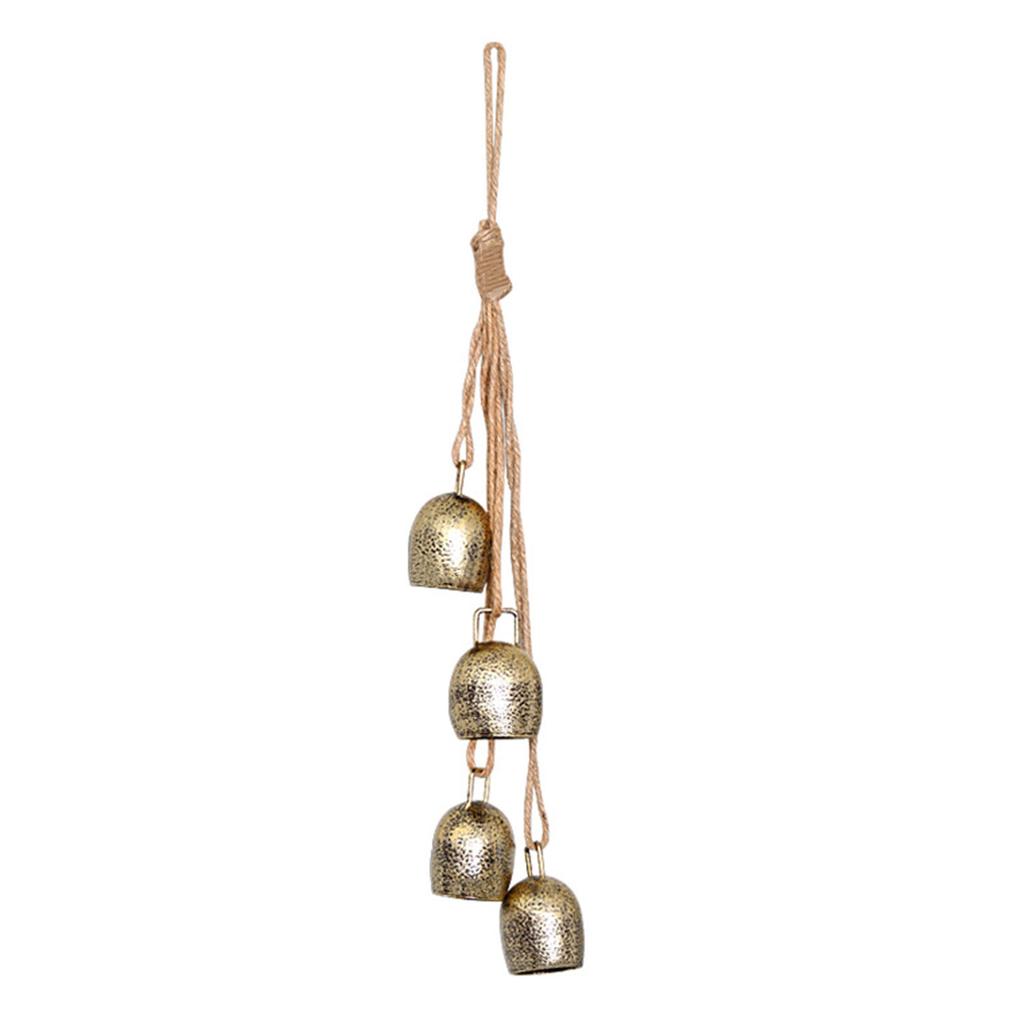 Antique Christmas Bells Christmas Tree Wreaths Hangings Ornament Bells Metal Finishingwith Ropes Bells