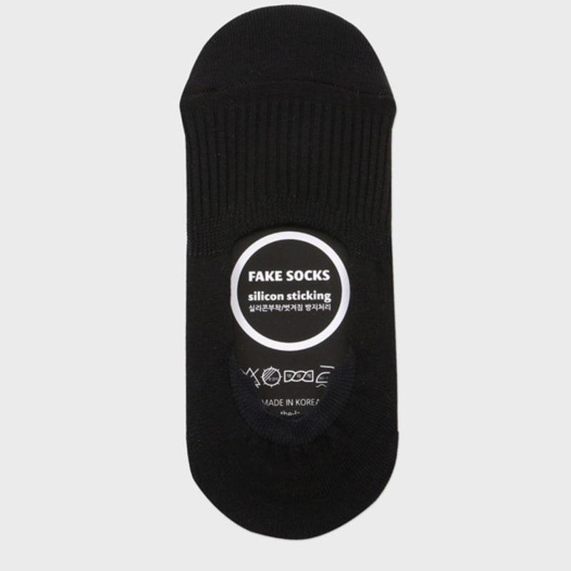 SOCKS THE LANGUAGE Tight-fitting Sockliner (prevents Slipping Off) for Women, Black