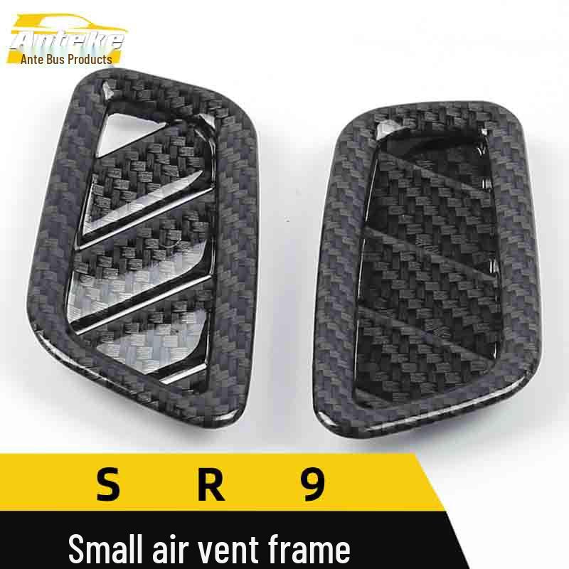 Zotye SR9 Air Vent Decorative Frame, Center Console Air Conditioning Outlet Sequin Sticker, Car Accessories