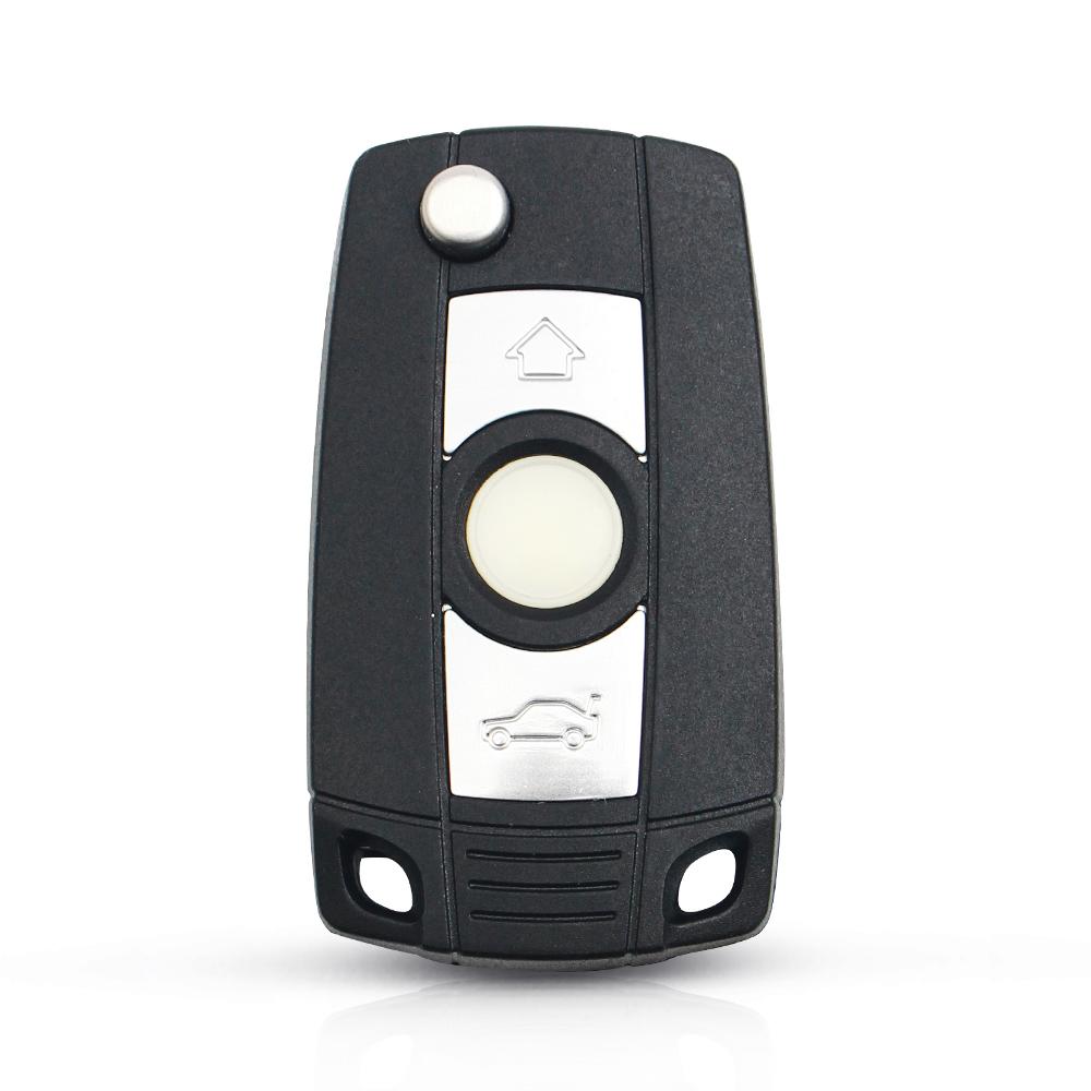 KEYYOU 3 Buttons Modified Flip Remote Key Shell Case For BMW 1 3 5 6 7 Series E81 E60 E61 E63 E64 E38 E39 E46 X3 X5 Z3 Z4 HU58
