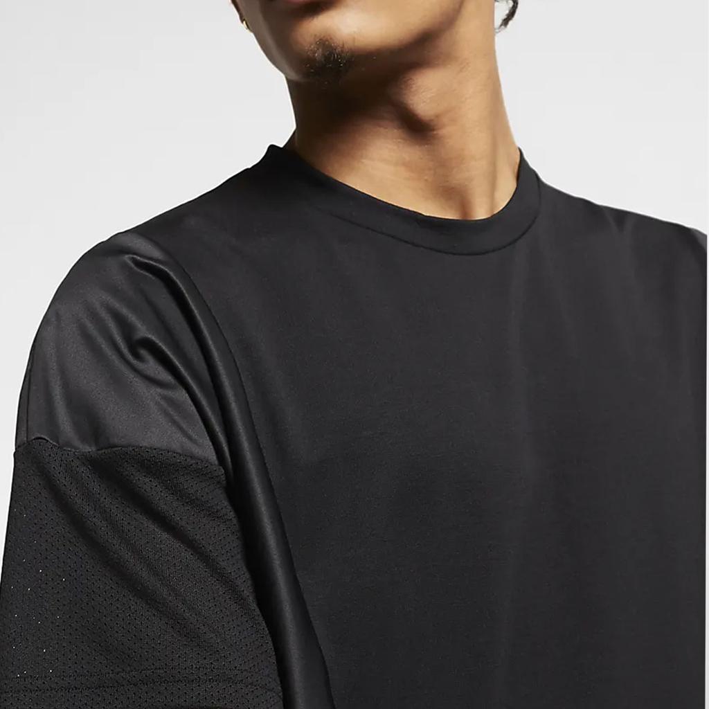 Jordan Flight Color-Block Sports Casual Short Sleeve T-Shirt Men Tops Black AO0415-010