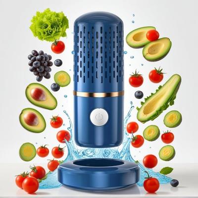 Portable Fruit and Vegetable Washing Machine, Suitable for Berries, Meat, Rice, Seafood, and Tableware.