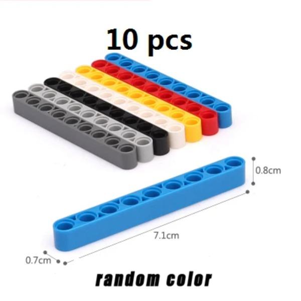 MOC High-tech Beam Thick Series L-shape and Bent Beam DIY Building Blocks Bricks Compatible with Lego High-tech Educational Toy