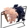 Delicate Handmade Hair Accessories Flower Crystal Pearl Headband Women's 2026 European and American Fabric Headband Wide Edge Pressure Hairpin