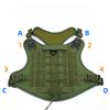 New Outdoor Dog Tactical Vest Waterproof Pet Chest Strap German Shepherd Border Collie Military Dog Vest for Medium and Large Dogs