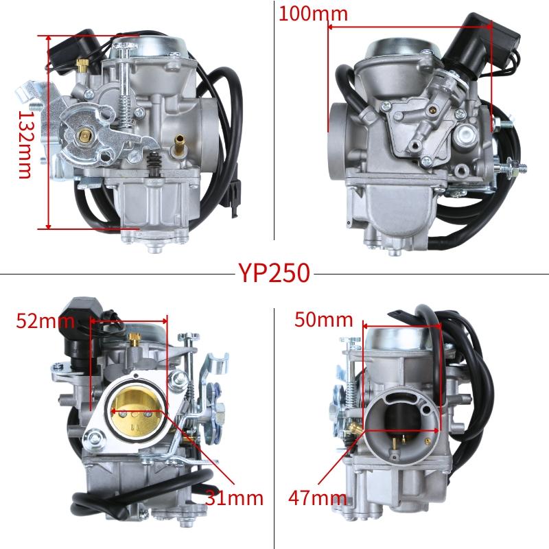 Карбюратор для мотоцикла YP250 Для Yamaha Majesty 250 Linhai 250 YP 250 250cc Vergaser Linhai 260cc Marquis Te-250cc Скутер Квадроцикл YP250