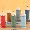 1Pcs Silicone Pencil Case Large Capacity Student Pen Pencil Bag Makeup Pocket Folding Pen Pouch Pencil Holder School Supplies