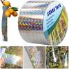 2.4cmx50m/4.8cmx50m Reflektierendes Scheuchband Vogelabwehrband Vogelschutzband für Garten, Bauernhof, Obstgarten oder Hof