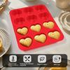 Heart Shaped Chocolate Silicone Baking Molds For French Dessert Mousse Pastry Fondant Candy Gummy Cake Decoration Bakeware Mold